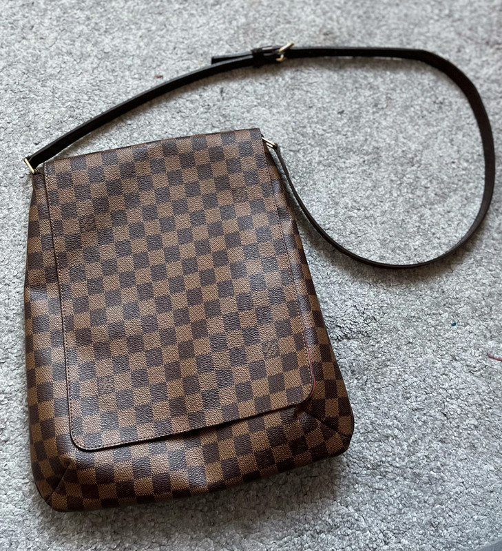 Pre-Owned Louis Vuitton Recoleta Damier Ebene Brown Shoulder Bag Purse  FL1002 - Vinted