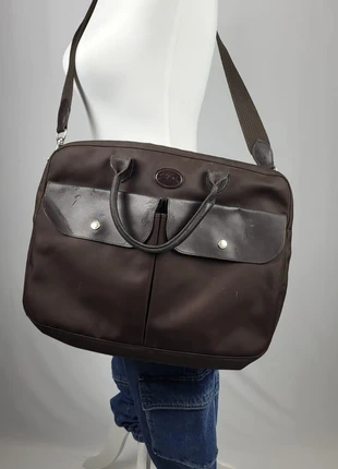 Sac bandouliere Longchamp en toile marron avec détails en cuir - Vintage - Pratique et élégant, brand: Longchamp, condition: Satisfactory, €29.00, €31.15 includes Buyer Protection Pro
