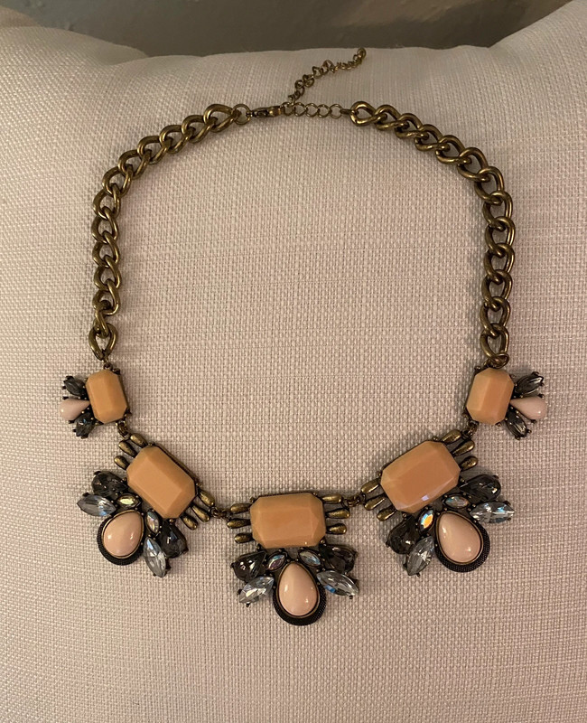 Baublebar Pink Jeweled Statement Necklace 1