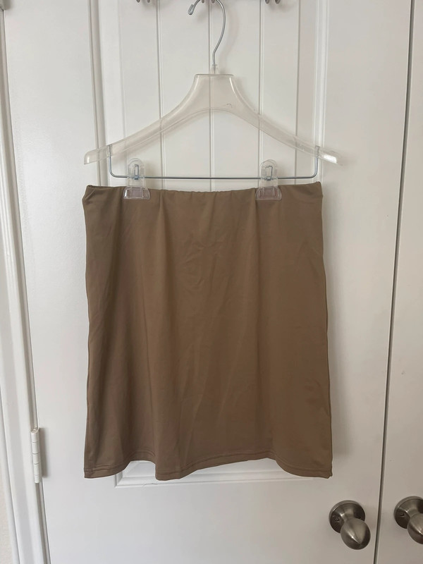 Djerf Avenue Swim Skirt in Biscuit 1