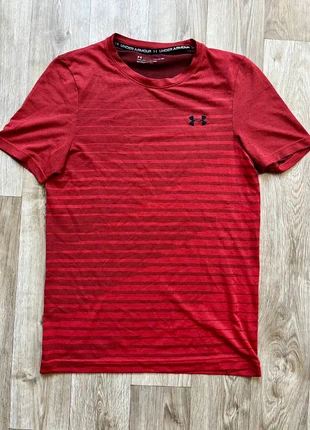 T-shirt / Maillot training Under Armour rouge / bordeaux  taille S logo floqué noir, brand: Under Armour, condition: Very good, size: S, €20.00, €21.70 includes Buyer Protection