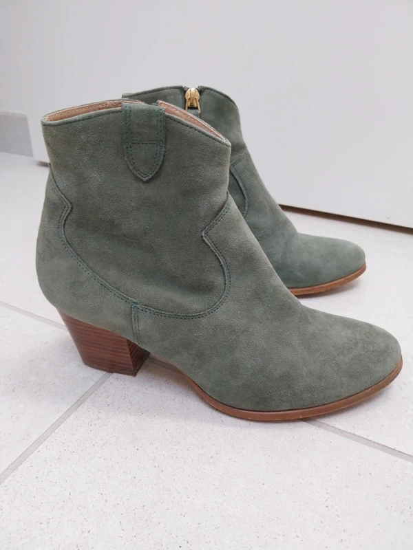 Bottines vert sauge Bocage 36 - photo numéro 8