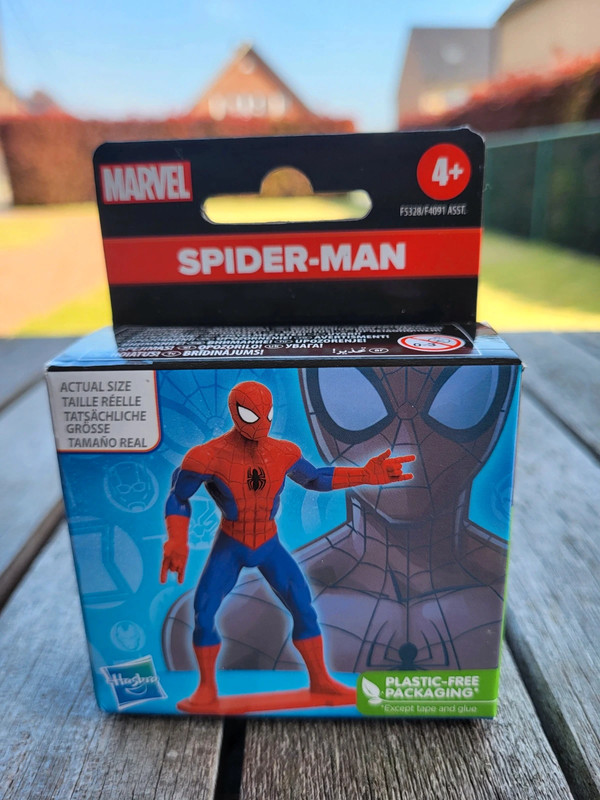 Emballage cadeau Marvel Spiderman, tiquette cadeau et carte