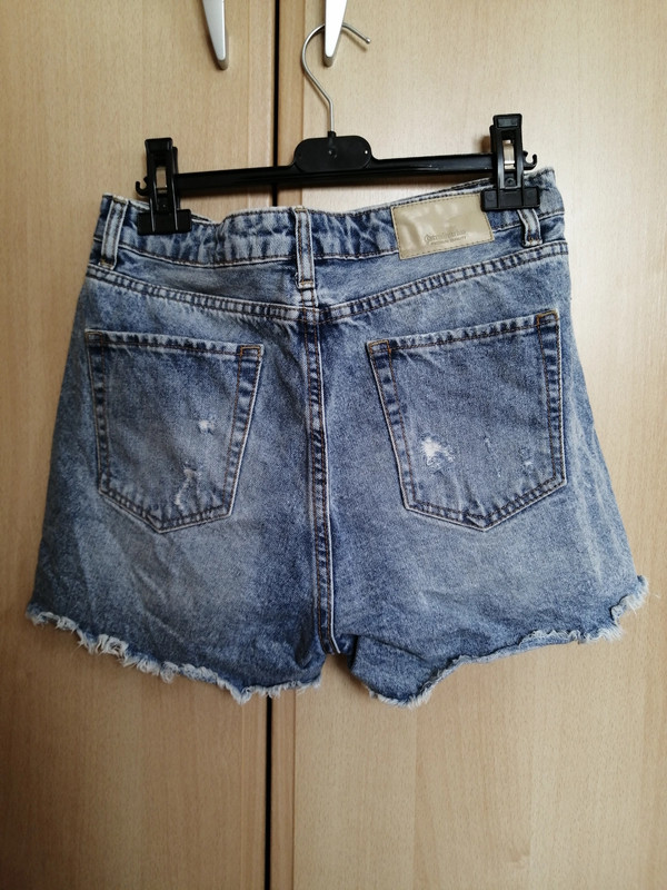 Pantaloncini corti jeans sale vita alta