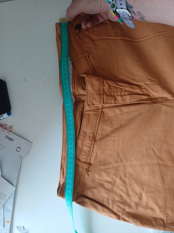 Pantalon chino moutarde - photo numéro 5