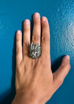 Vintage y2k pelted Chinese dragon ring Gothic style dark punk metal alternative, brand: Alternative, condition: New with tags, size: 19 mm / R½, £10.00, £11.20 includes Buyer Protection