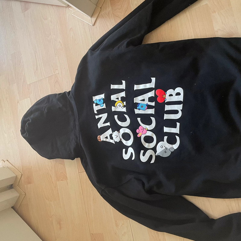 Bts anti social on sale social club hoodie