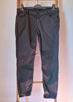 Pantalon jeans classique droit slim vert kaki T40/L Sun Valley, brand: Sunvalley, condition: Very good, size: L / 40 / 12, €10.00, €11.20 includes Buyer Protection