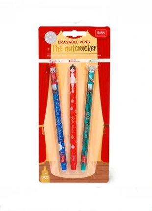 Set 3 stylos Noël 2025 / Legami the nutcracker. Neuf, marke: Legami, zustand: Neu, mit Etikett, 13,00 €, 14,35 € inklusive Vinted-Käuferschutz