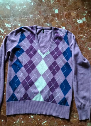 Pullover Lilla  in lana, Benetton, marque: Benetton, état: Très bon état, taille: L / 40 / 12, 10,00 €, 11,20 € Protection acheteurs incluse