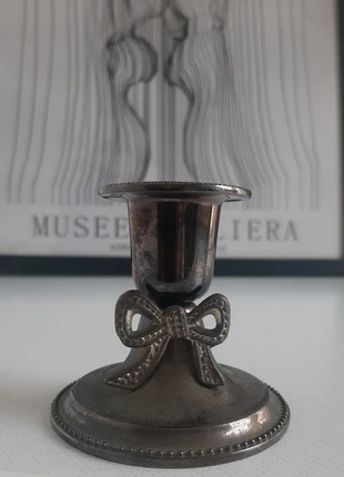 Vintage Silver-Plated Candlestick Holder, merk: Vintage, staat: Heel goed, € 10,00, € 11,20 inclusief Kopersbescherming