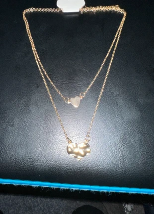 Gold plated 2 in 1 heart necklace, brand: kakonia, condition: New without tags, £6.50, £7.53 includes Buyer Protection