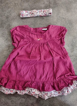 Robe avec bandeau , brand: P'tit Bisou, condizioni: Ottime, taglia: 6-9 mesi / 68 cm, €2.00, €2.80 include la Protezione acquisti