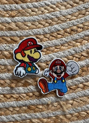 Lot de 2 écussons Super Mario, brand: Super Mario, condition: Very good, €5.00, €5.95 includes Buyer Protection Pro