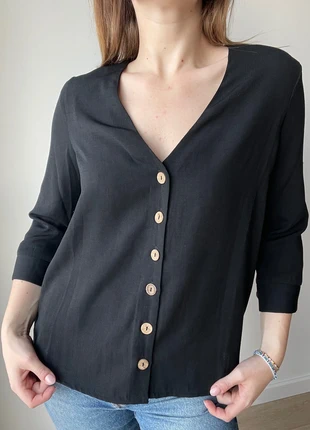 Blouse noire Pimkie Taille L, marque: Pimkie, état: Très bon état, taille: L / 40 / 12, 6,00 €, 7,00 € Protection acheteurs incluse