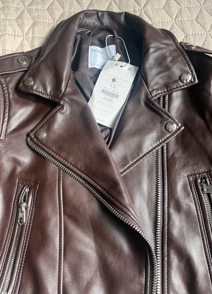 Bershka Lederjacke braun, marque: Bershka, état: Neuf avec étiquette, taille: S / 36 / 8, 15,00 €, 16,45 € Protection acheteurs incluse