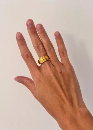 Anello placcato oro bague acier femme, marque: Vintage Dressing, état: Très bon état, taille: 18,1 mm, 12,00 €, 13,30 € Protection acheteurs incluse