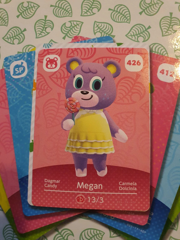 Carte Amiibo Animal Crossing Officielle Candy 💜