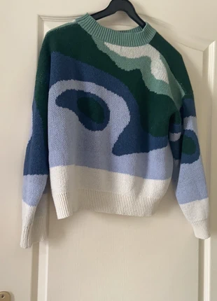 Pull tricolore, marca: Shein, estado: Muy bueno, tamaño: L / 40 / 12, 8,00 €, 9,10 € Protección al comprador incluida