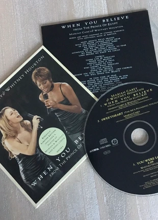 CD 💿 / Mariah Carey & Whitney Houston - When you believe (sans / without poster), état: Très bon état, 3,99 €, 4,89 € Protection acheteurs (Pro) incluse