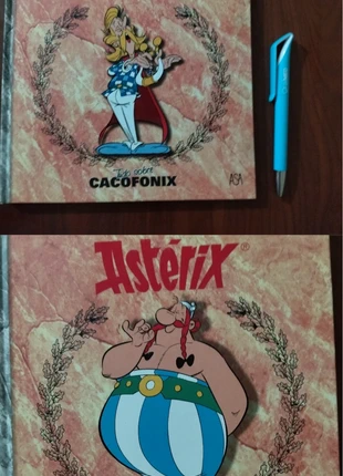 Lote de 2 livros sobre as BDs do Astérix:Tudo sobre Cacofonix+Tudo sobre Obélix , estado: Nuevo sin etiquetas, 8,00 €, 9,10 € Protección al comprador incluida
