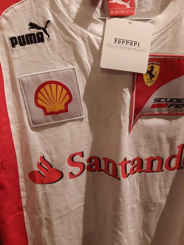 Camiseta oficial ferrari f1 hotsell