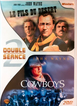 Double séance Western - Le Fils du désert + Les Cowboys - DVD, zustand: Sehr gut, 5,00 €, 5,95 € inklusive Vinted-Käuferschutz