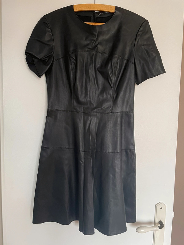 Robe discount cuire zara