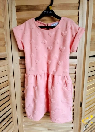 Robe rose imprimé coeurs ton sur ton petite fille 8ans 🎈🎈, marca: LH by La Halle, estado: Muito bom, tamanho: 8 anos / 128 cm, €5.50, €6.48 inclui Proteção do Comprador Pro