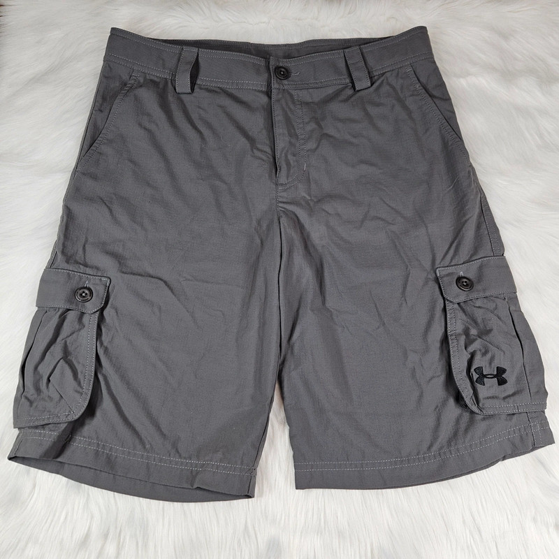 Under Armour Boys Grey Cargo Shorts