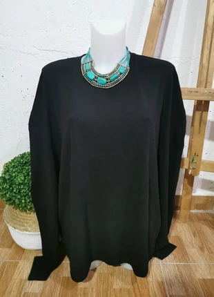 Bonito jersey fino color negro, talla 4XL, Hema, merk: Hema, staat: Heel goed, maat: 4XL / 48 / 20, € 9,00, € 10,15 inclusief Kopersbescherming