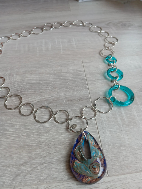 Collana in vetro di Murano