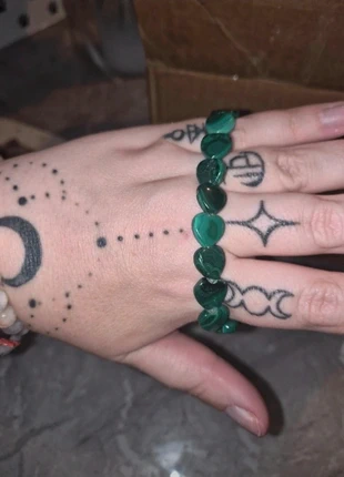 Malachite heart bracelet, brand: Intuition, condition: Very good, €5.00, €5.95 includes Buyer Protection