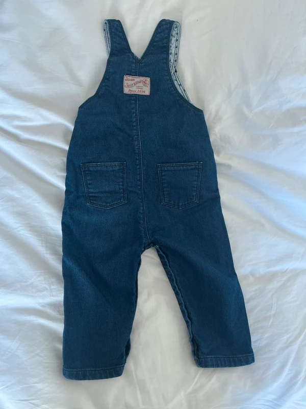 Salopette petit bateau en jeans - photo numéro 5