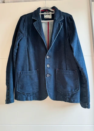 Jeansblazer, merk: DNM Denim, staat: Heel goed, maat: M, € 8,00, € 9,10 inclusief Kopersbescherming