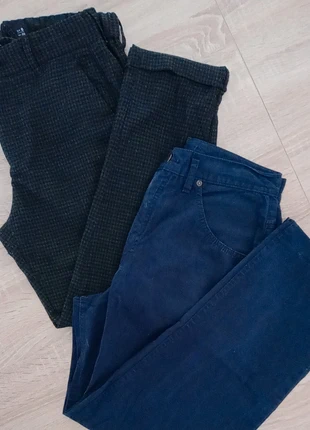 Lote 2 pantalones mujer talla S negro pullandbear y azul pepsi, brand: Pull & Bear, condizioni: Ottime, taglia: S / IT 40 / EU 36, €11.99, €13.29 include la Protezione acquisti