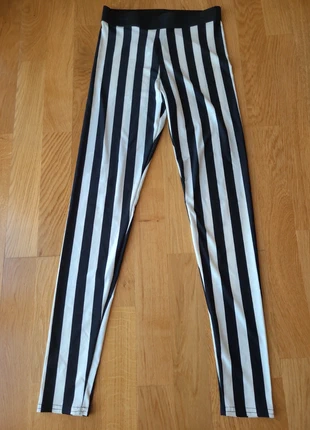 Leggins rayures noir et blanc Atmosphère Primark, brand: Atmosphere, condition: Very good, size: L / 40 / 12, €2.00, €2.80 includes Buyer Protection