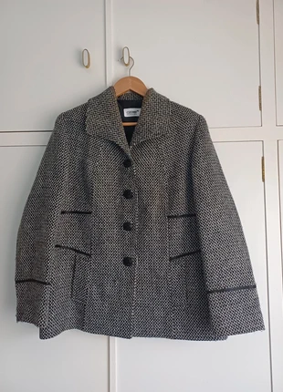 Chaqueta de mujer elegante gris jaspeado · Estefanía Rodríguez · Talla 46, marca: Estefanía Rodríguez, estado: Satisfactorio, tamaño: XXXL / 46 / 18, 6,00 €, 7,00 € Protección al comprador incluida
