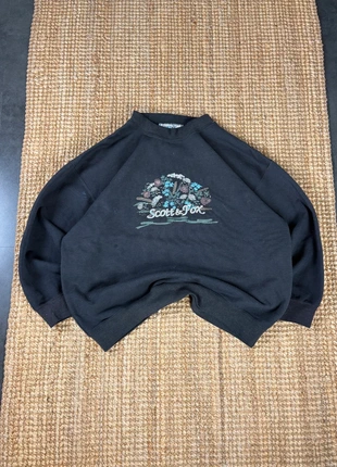 Sweat Crewneck Noir Scott&Fox Floqué Vintage Oversize Taille M, marque: Scott & Fox, état: Bon état, taille: M / 38 / 10, 25,00 €, 26,95 € Protection acheteurs (Pro) incluse
