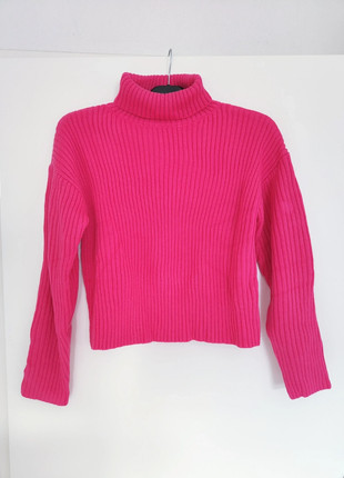 Pull col roulé rose fushia Shein S, marque: Shein, état: Très bon état, taille: S / 36 / 8, 10,00 €, 11,20 € Protection acheteurs incluse