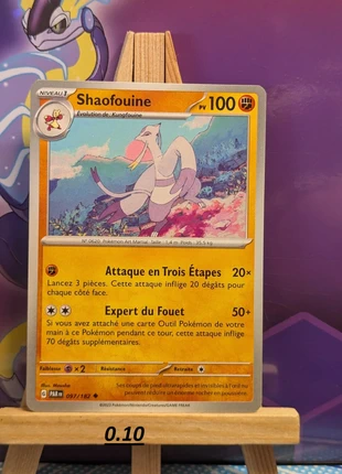 (peu commune) shaofouine, 97, faille paradoxe, marke: Pokémon, zustand: Sehr gut, 1,00 €, 1,75 € beinhaltet Vinted-Käuferschutz Pro