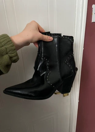 Black Low Cowgirl boots, brand: Boots, condition: Very good, size: 5, £7.00, £8.05 includes Buyer Protection