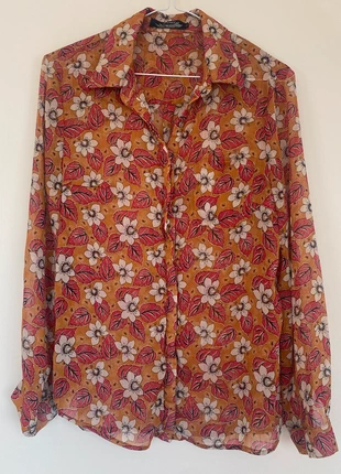Light and transparent flower blouse, brand: Hippie Chic, condition: Very good, size: S / 36 / 8, €12.00, €13.30 includes Buyer Protection
