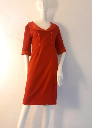 Robe pin up Désirée taille 38 rouge Gilda vintage repro années 60, marke: Boutique Parisienne, zustand: Neu, mit Etikett, größe: M / 38 / 10, 40,00 €, 42,70 € inklusive Vinted-Käuferschutz