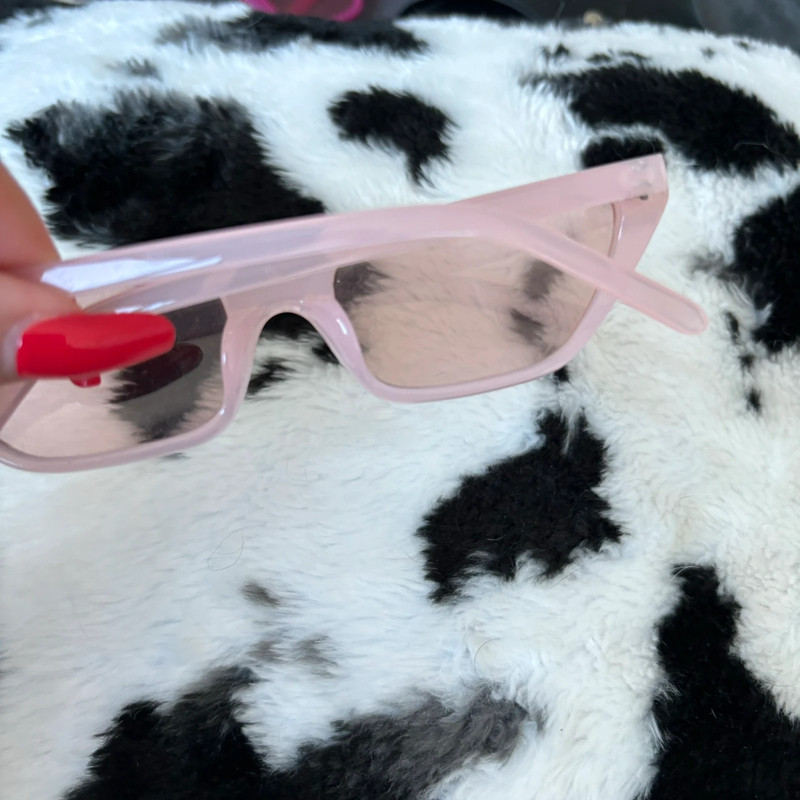 Pink Cat Eye Sunglasses 5