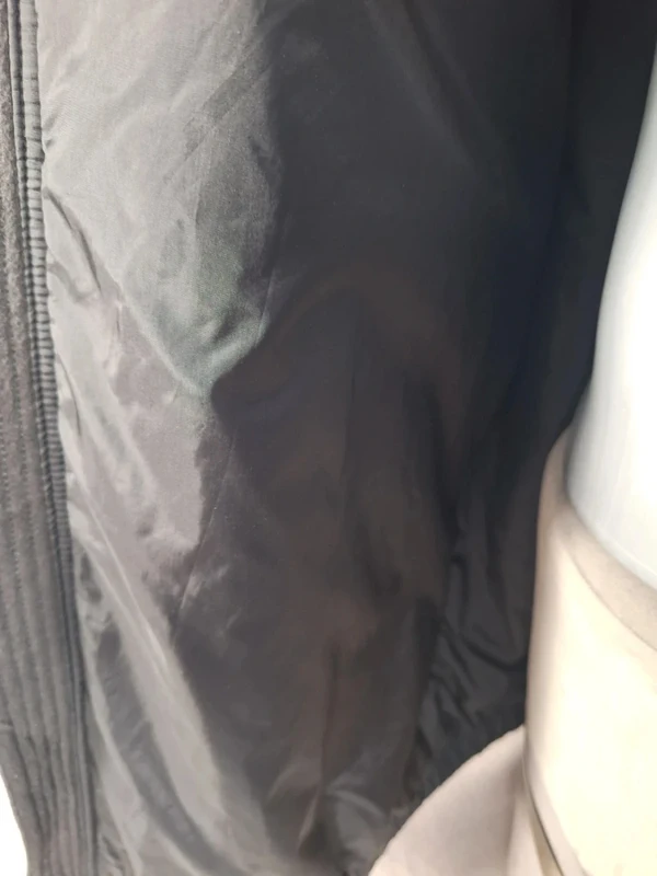 Blouson à capuche Nike vintage / taille 2XL - homme / noir et gris / brodé (194) - photo numéro 9