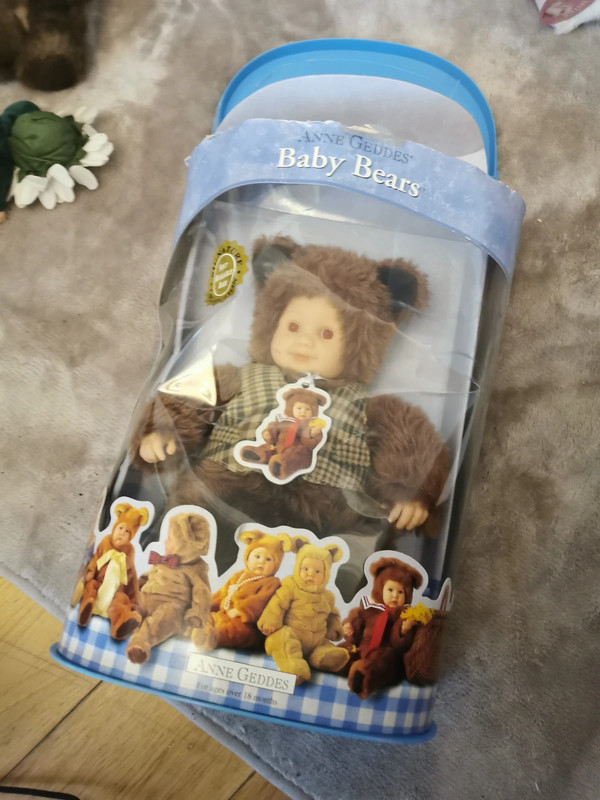 Large Anne Geddes Bear in box Vinted