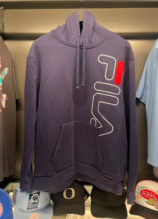 Sweat à capuche Fila bleu marine, brand: FILA, condition: Good, size: XL, €5.00, €5.95 includes Buyer Protection