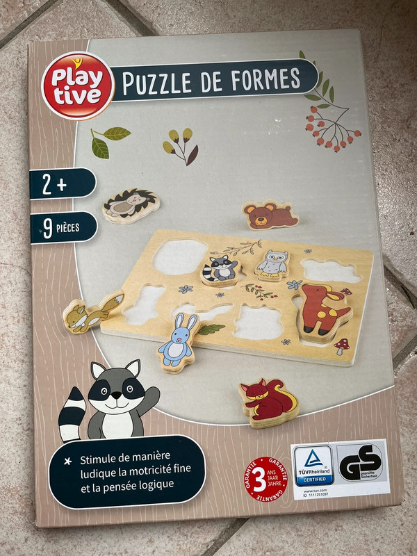 Puzzle bois animaux - Playtive