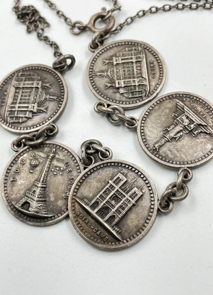 Collier médaillons monuments Paris Vintage, marca: ancien, estado: Muy bueno, 10,00 €, 11,20 € Protección al comprador incluida